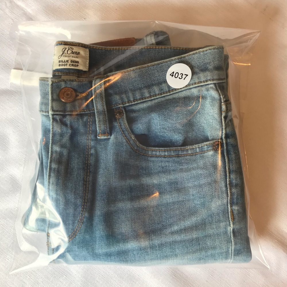 J. CREW BILLIE DEMI HIGH RISE BOOT CUT JEANS Sz 25 - Picture 16 of 16